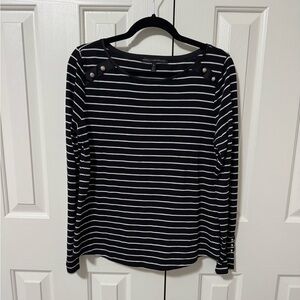 White House Black Market Boatneck Top